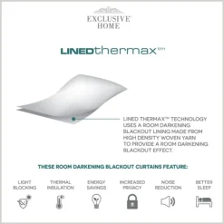 Kirkland's Home Curtains & Drapes-White Marl Blackout 2-Pc. Curtain Panels, 96 In.