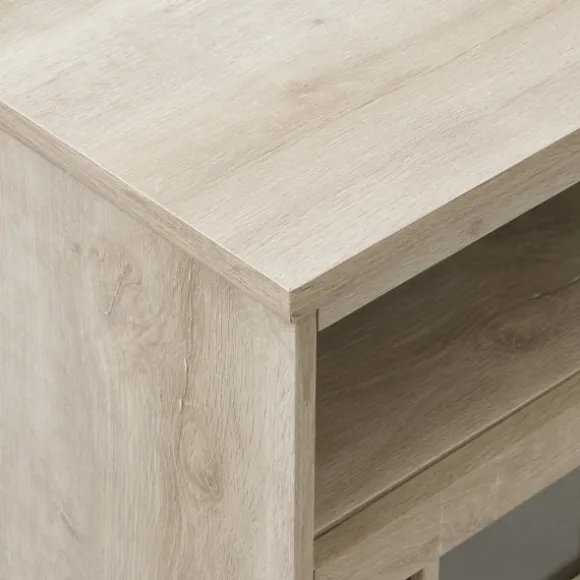 Kirkland's Home Tv Stands & Media Consoles-White Oak Glass Door Tv Stand, 58 In.