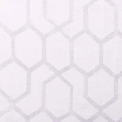 Kirkland's Home Curtains & Drapes-White Paton Curtain Panel Set, 108 In.