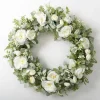 Kirkland's Home Wreaths-White Peony And Greenery Wreath