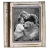 Kirkland's Home Picture Frames-White Rustic Wooden Photo Frame, 8X10