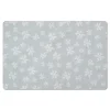 Kirkland's Home Kitchen & Floor Mats-White Snowflake Christmas Kitchen Mat