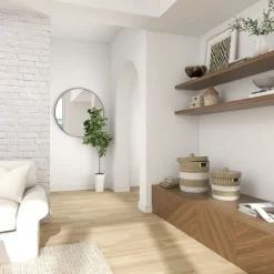 Kirkland's Home Baskets & Boxes-White Stripe Sea Grass 2-Pc. Storage Baskets