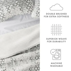 Kirkland's Home Quilts-White Trellis Reversible 2-Pc. Twin Quilt Set