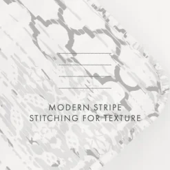 Kirkland's Home Quilts-White Trellis Reversible 2-Pc. Twin Quilt Set