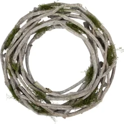 Kirkland's Home Wreaths-White Twig And Moss Wreath