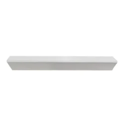 Kirkland's Home Shelves-White Wedge Wood Large Floating Shelf