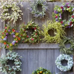 Kirkland's Home Wreaths-White Wild Daisies Wreath
