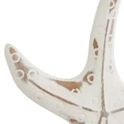 Kirkland's Home Statues & Figurines-White Wood Sea Creature Statues, Set Of 3