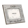Kirkland's Home Picture Frames-Whitewashed Dad Picture Frame, 5X7
