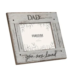 Kirkland's Home Picture Frames-Whitewashed Dad Picture Frame, 5X7