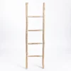 Kirkland's Home Decorative Accents-Whitewashed Natural Wood Leaning Ladder