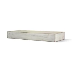 Kirkland's Home Shelves-Whitewashed Wood Floating Shelf, 24 In.