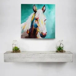 Kirkland's Home Shelves-Whitewashed Wood Floating Shelf, 36 In.