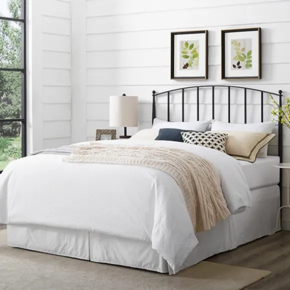Kirkland's Home Beds & Headboards-Whitley Metal Slat King Headboard