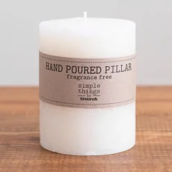 Kirkland's Home Candles-Wide Unscented Pillar Candle, 5 In.