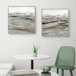Kirkland's Home Framed Art-Windblown Sands Framed Canvas Art Prints, Set Of 2