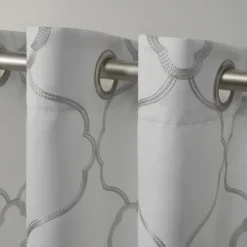 Kirkland's Home Curtains & Drapes-Winter Belmont Blackout Curtain Panel Set, 84 In.