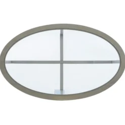 Kirkland's Home Coffee Tables-Wood & Glass Top 3-Pc. Table Set