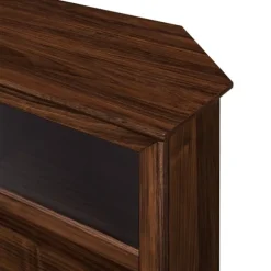 Kirkland's Home Tv Stands & Media Consoles-Wood Alcove Doors Led Fireplace Media Cabinet