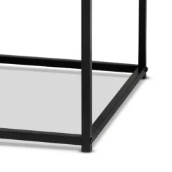 Kirkland's Home Coffee Tables-Wood And Metal 2-Drawer Coffee Table