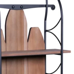 Kirkland's Home Shelves-Wood And Metal Farmhouse Sled Wall Shelf