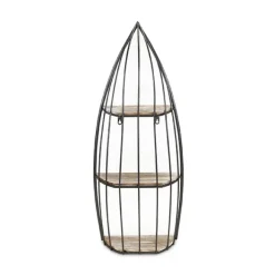 Kirkland's Home Shelves-Wood And Metal Row Boat Wall Shelf