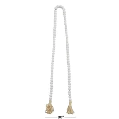Kirkland's Home Decorative Accents-Wood Beaded Tassel Garland
