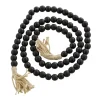 Kirkland's Home Decorative Accents-Wood Beaded Tassel Garland