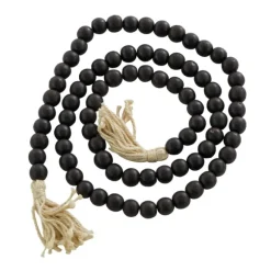 Kirkland's Home Decorative Accents-Wood Beaded Tassel Garland