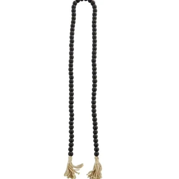 Kirkland's Home Decorative Accents-Wood Beaded Tassel Garland