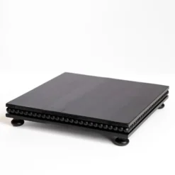 Kirkland's Home Decorative Accents-Wood Beaded Trim Riser, 10 In.