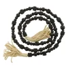 Kirkland's Home Decorative Accents-Wood Beads Cream Tassel Garland