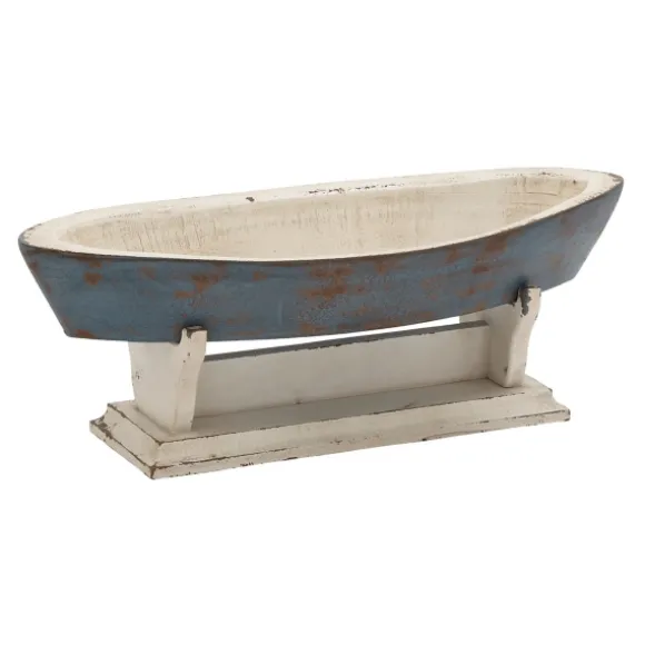 Kirkland's Home Statues & Figurines-Wood Boat Sculpture