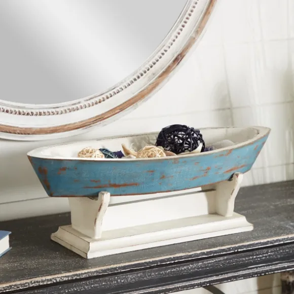 Kirkland's Home Statues & Figurines-Wood Boat Sculpture