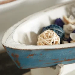 Kirkland's Home Statues & Figurines-Wood Boat Sculpture