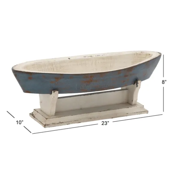 Kirkland's Home Statues & Figurines-Wood Boat Sculpture