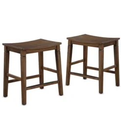 Kirkland's Home Dining Tables-Wood Counter Stool 5-Pc. Dining Set