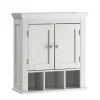 Kirkland's Home Bathroom Furniture-Wood 2-Door Wall Cabinet