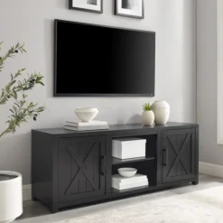 Kirkland's Home Tv Stands & Media Consoles-Wood Farmhouse Media Cabinet
