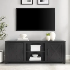 Kirkland's Home Tv Stands & Media Consoles-Wood Farmhouse Media Cabinet