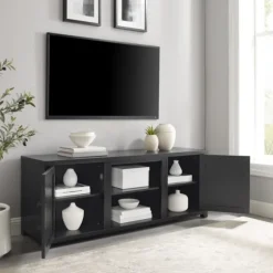 Kirkland's Home Tv Stands & Media Consoles-Wood Farmhouse Media Cabinet