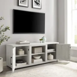 Kirkland's Home Tv Stands & Media Consoles-Wood Farmhouse Media Cabinet