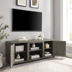 Kirkland's Home Tv Stands & Media Consoles-Wood Farmhouse Media Cabinet