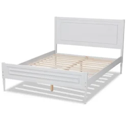 Kirkland's Home Beds & Headboards-Wood Full Platform Bed Frame
