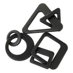 Kirkland's Home Statues & Figurines-Wood Geometric Chain Sculptures, Set Of 3