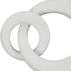 Kirkland's Home Statues & Figurines-Wood Geometric Chain Sculptures, Set Of 3