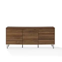 Kirkland's Home Tv Stands & Media Consoles-Wood Hairpin Legs Media Cabinet