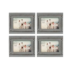 Kirkland's Home Picture Frames-Wood Homestead 4X6 Picture Frames, Set Of 4