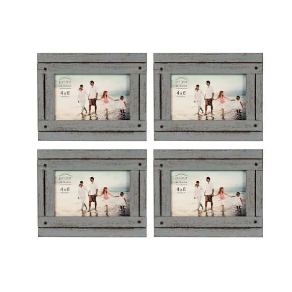 Kirkland's Home Picture Frames-Wood Homestead 4X6 Picture Frames, Set Of 4
